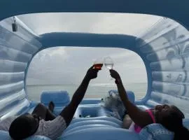 Ocean cabana inflatable 90 minutes rental