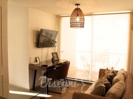 Disegni 09 - Departamento C&eacute;ntrico Copiap&oacute; 3 habitaciones, 6 personas，位于科皮亚波的宠物友好酒店