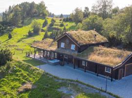 Snerting Ranch Hotel - Comfty and modern Log House，位于Stokkan的酒店