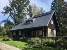 Large hunting lodge with enormous beautiful garden