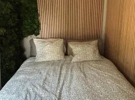 Containers aménagé au cœur des chants des grenouilles