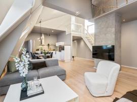Two bedroom penthouse with large living room and rooftop in the city centre of Trondheim，位于特隆赫姆的宠物友好酒店