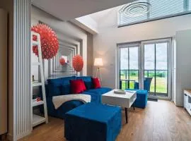 Apartament Viral z antresolą w West Łeba Morze Apartamentów