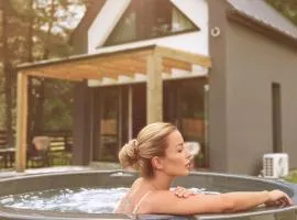 Osada pod Gwiazdami Łasko & SPA - Family ogrodzony dom, kominek, grill, ognisko, KAJAKI, Plaża, JEZIORA, opcja prywatnego JACUZZI