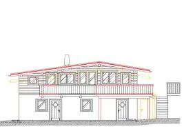 New holiday home on the Alm with terrace and balcony