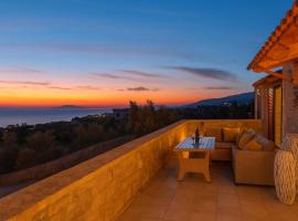 Mani Panoramic Seaviews - Luxury Summer Haven，位于Levktron的酒店