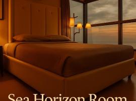 康宿 滄海居 Sea Horizon，位于Sampong的带热水浴缸的酒店