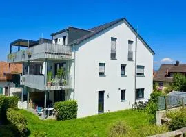 Familienfreundliche Ferienwohnung mit Garten in Moos Weiler am Bodensee