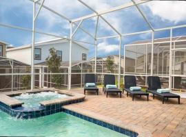 Marvelous 7Bd/5Ba Family Friendly w/ GameRoom & Pool Close to Disney 1201，位于基西米的酒店