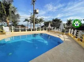 Home 80 I Casa em condomínio pé na areia em Juquehy WIFI e Piscina