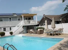 Gorgeous beach house with large pool & private beach, just 3 blocks away!!