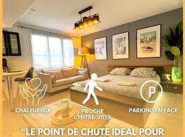 Escapade à Moulins, Studio élégant Rez-de-Chaussée et Parking gratuit