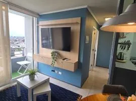 Elegante departamento ideal para familias , parking , wifi , cercano a centros comerciales