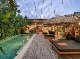 Incredible Family villa with water slide Beachside