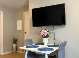 New and bright studio near Kristiansand Zoo and Kjevik airport