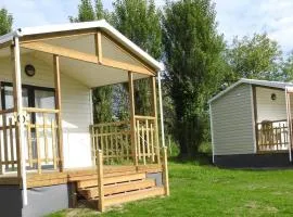 Mobil home 4 pers, terrasse, cuisine équipée - API-1-52-409