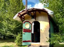 Shepherd's hut in nature