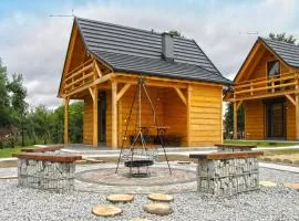 A wooden, eco-friendly house by the Goszcza lake Living room, 2 bedrooms