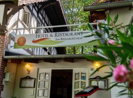 Hotel und Restaurant am Bismarckturm，位于爱尔福特的酒店