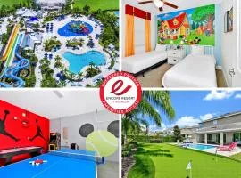 Luxury Home With Themed Rooms, Game Room And Waterpark & Resort Access Near Disney At Encore Resorts Reunion - 260Cl