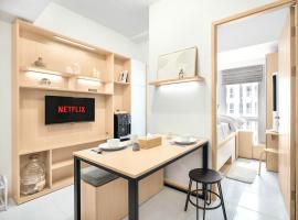 Stylish 2BR Apt at PIK 2 Rinelle，位于Muara的酒店