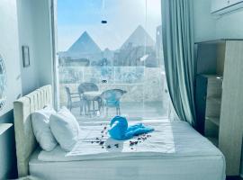 Linda pyramids view Inn，位于Giza的酒店