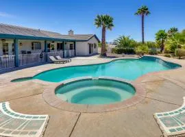 Pool, Spa & Mountain Views: Apple Valley Retreat!
