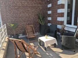 Spacieux apt avec terrasse proche plage