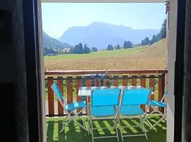 Studio avec vue sur les montagnes à 2 minutes d'un lac