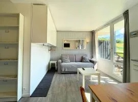 Résidence Villaret - Studio cabine avec cuisiné équipée et vue sur les pistes MAE-4194