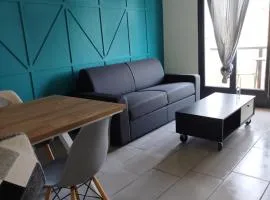 T2 moderne proche centre avec balcon et wifi