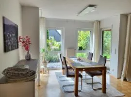 Ferienwohnung mit Gartenblick