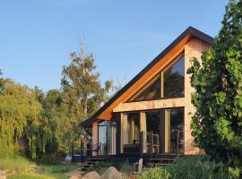 WerderChalet -- MEER IN SICHT -- Meerblick I Strand 150m I Sauna I eKamin I bis 5 Pers I by "Meyers am Meer"，位于博伊恩斯多夫的木屋