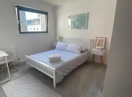 Bright Private Room & Bathroom with Parking - Glasgow West End