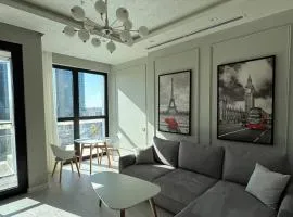 Nest One Luxe, Элитные апартаменты с балконом и видом на фонтан Tashkent City Park