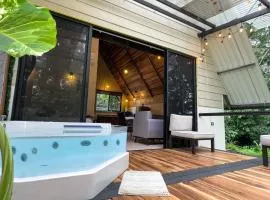River Paradise Cabin with Private Jacuzzi
