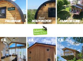 Cabanes du Domaine des Fées，位于多勒的酒店