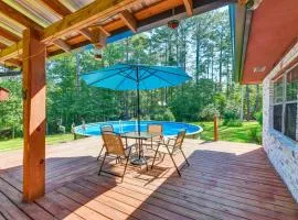 Pool and Deck Pond-View Getaway in Newnan!