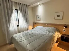Flat Hotel Univer Pamplona Paulista Jardins com garagem ótima localização 1103