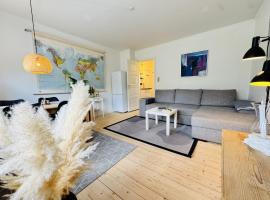 aday - cozy 1 bedroom apartament with free parking in Norresundby，位于Nørresundby的酒店