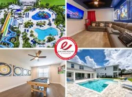 Magnificent Home Near Disney With Theater Room, Pool Table, Waterpark & Resort Access At Encore Resort Reunion - 7448Mr