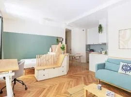 Studio cosy et pratique, proche métro, par de la tête d'or