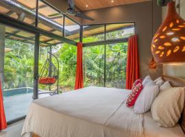 Raya Bungalow, AC and Plunge Pool near Arrecife Beach，位于蓬塔乌巴的酒店
