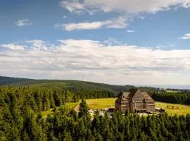 Naturhotel Sachsenbaude Oberwiesenthal - Indoor-Pool & Outdoor-Whirlpool
