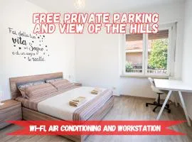 Private Parking, with Hill View