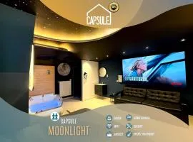 Capsule Moonlight - Jacuzzi - Sauna - Ecran 100" - PS5