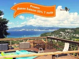 F3 Famille ou Amis - Piscine, Vue Mer et Calme - Anse à l'Âne, 3-Îlets