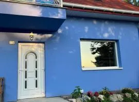 Blue cottage near Krakow