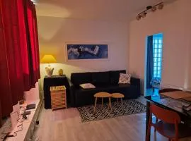 chaumont centre, "F1 coté jardin" , parking gratuit en face ,wifi,cafe offert