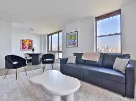 Hudson River waterfront apt w sweeping NYC views